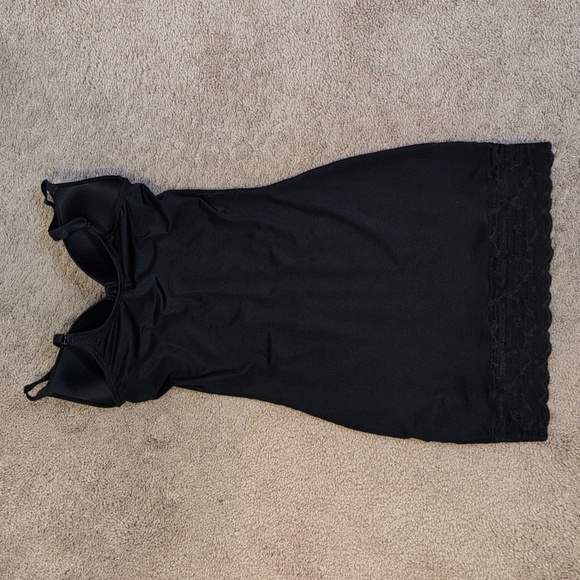 Spanx Red Hot Label Luxe & Lean Lace Full Slip Very Black M - Picture 14 of 15